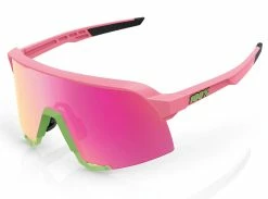 100 Prozent 100% S3 - Mirror Lens Matte Washed Out Neon Pink
