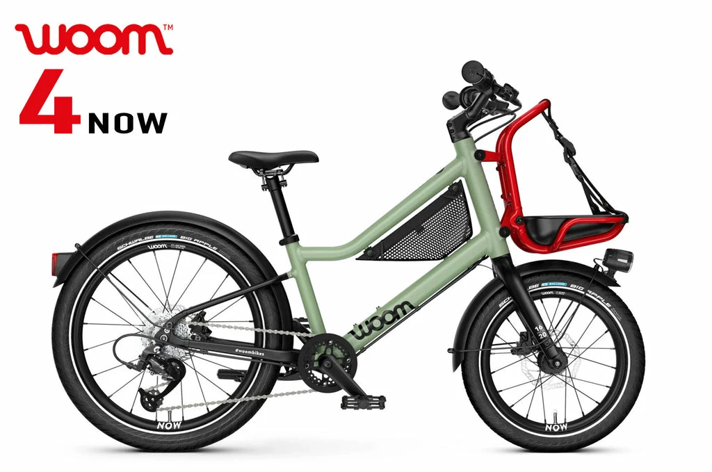 Woom-Bikes WOOM NOW 4 Moss Green / Formular Red