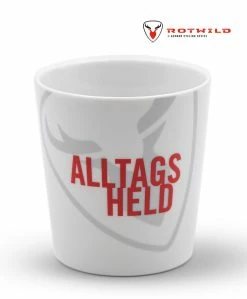 ROTWILD Porzelantasse "ALLTAGSHELD"