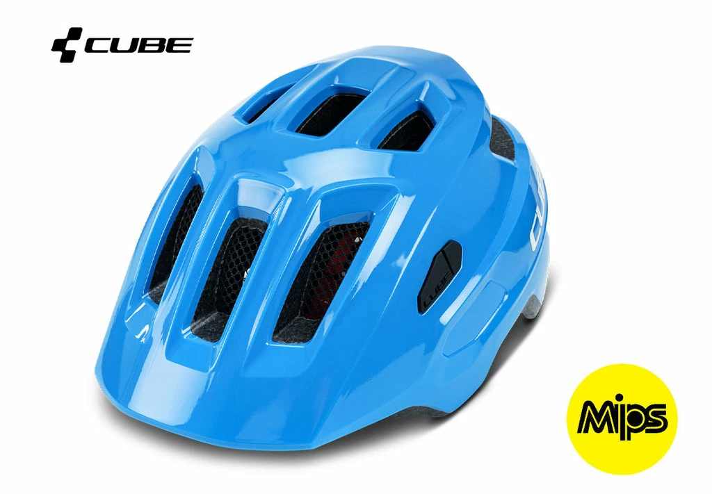 CUBE Helm LINOK Glossy Blue´n´red