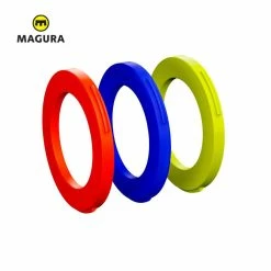MAGURA Blenden-Ring Kit Für Bremszange, 2 Kolben Zange Blau-rot-gelb