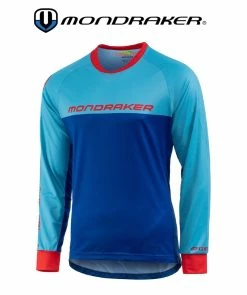 MONDRAKER ROUST LONG SLEEVE JERSEY By Giro Blue Red