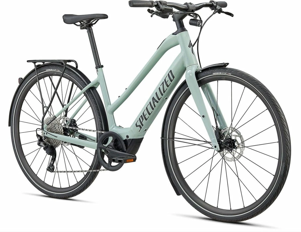 Specialized Turbo Vado SL 4.0 Step-Through EQ 2022 White Sage - Black Reflective â Bild 2