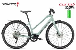 Specialized Turbo Vado SL 4.0 Step-Through EQ 2022 White Sage - Black Reflective