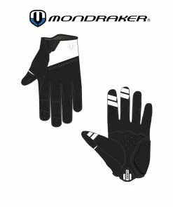 MONDRAKER GLOVES DND BY GIRO BLACK / WHITE